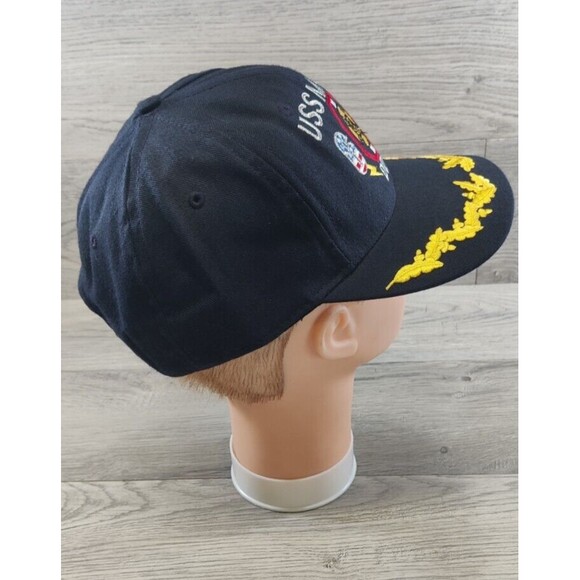 The Corps USS Milius DDG 69 Logo Blue Baseball Cap Snapback Hat Adjustable - Picture 5 of 8